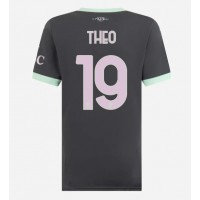 Camiseta AC Milan Theo Hernandez #19 Tercera Equipación para mujer 2024-25 manga corta